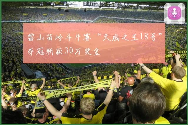 雷山苗岭斗牛赛“天成之王18号”夺冠斩获30万奖金