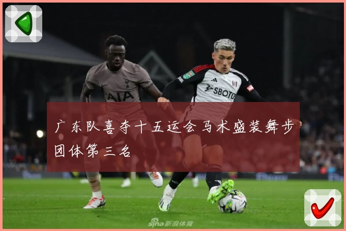 广东队喜夺十五运会马术盛装舞步团体第三名